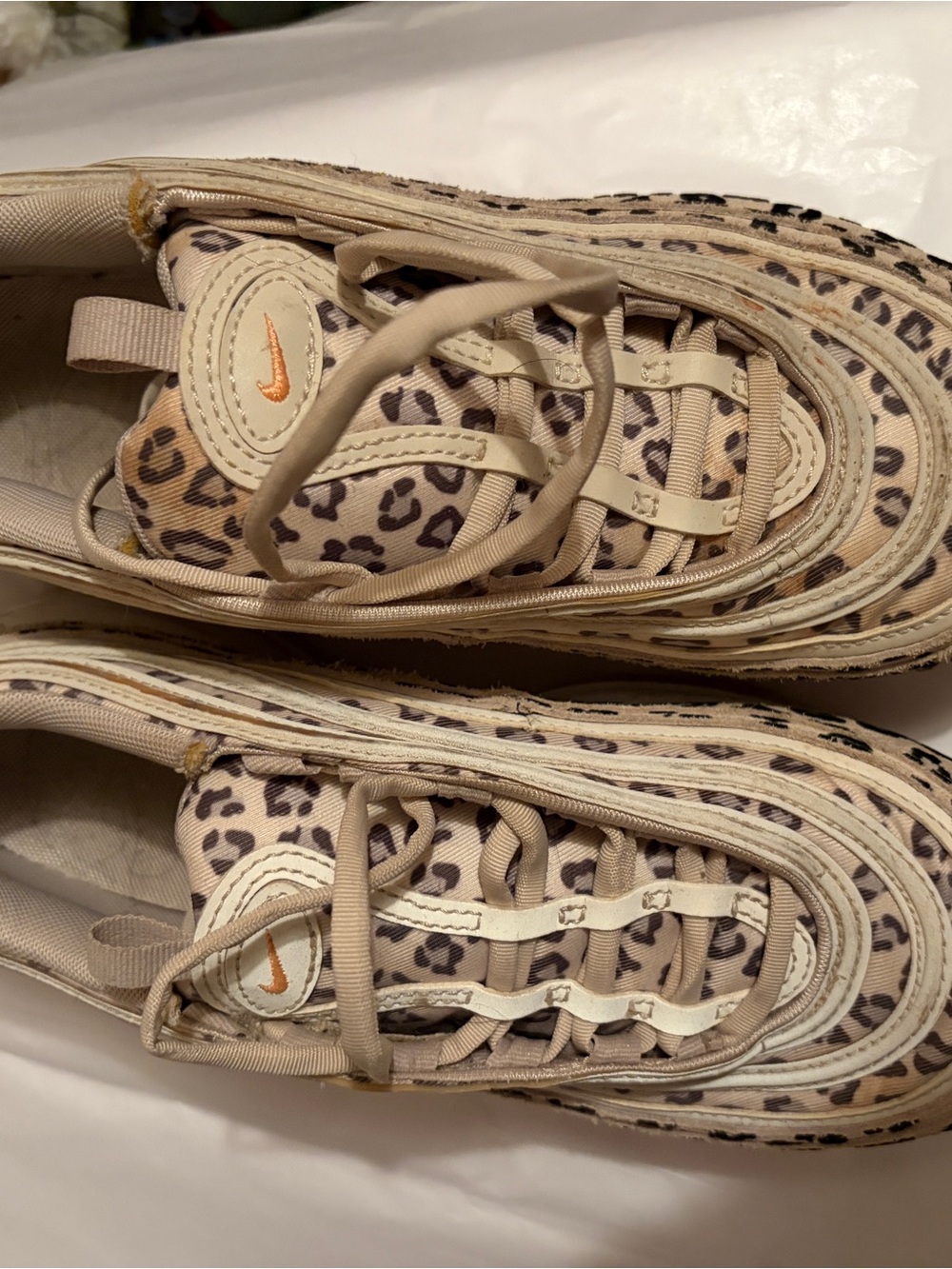 Nike Women's Leopard-Print Athletic Sneakers - Beige & Black